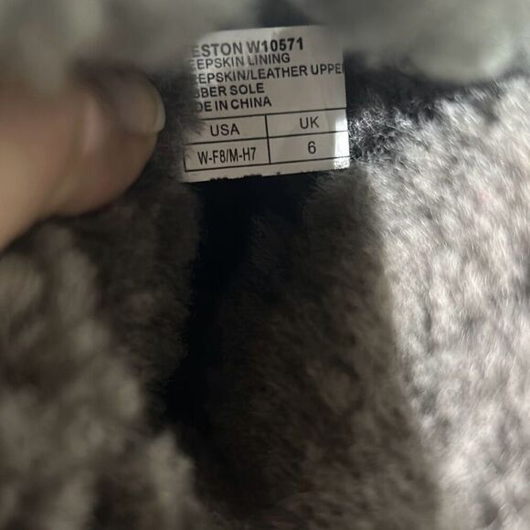 Emu‎ Australia Preston charcoal lug boots ankle lace up boots warm cozy - Picture 6 of 10